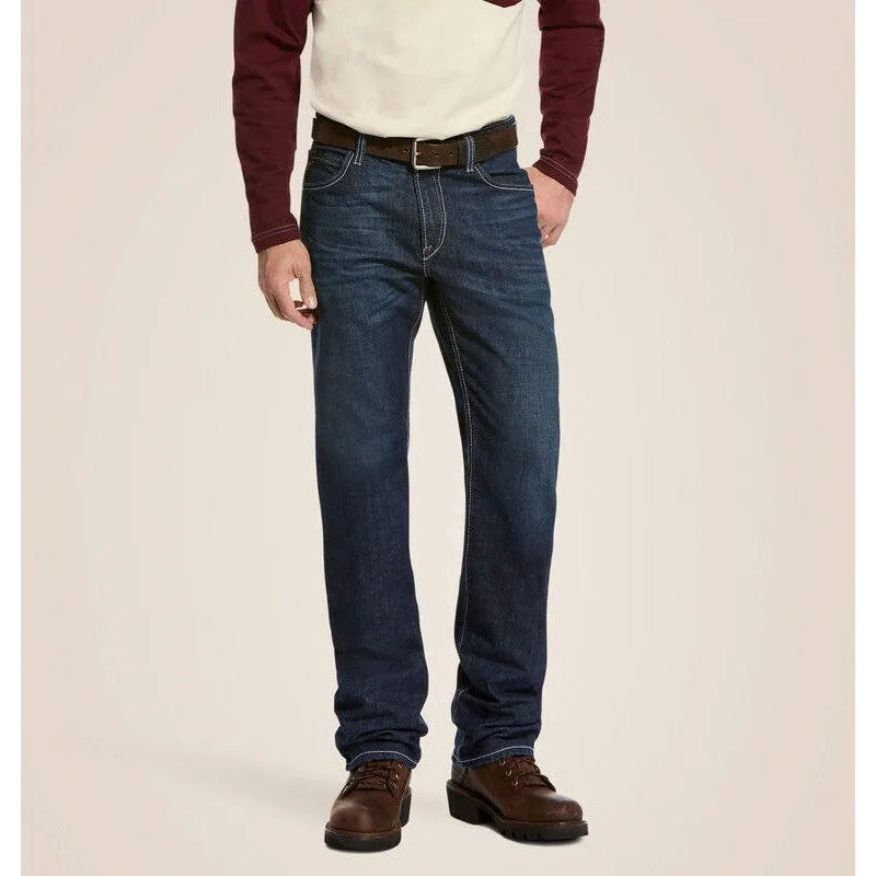 Ariat Men's Flame Resistant M4 DuraStretch Stackable Straight Leg Jean Platinum - 10027729