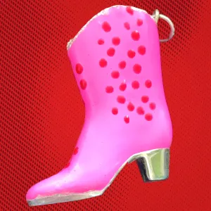Hand-Enameled Pop Art Cowboy Boot Charm