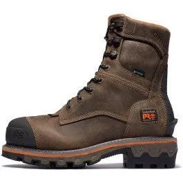 Timberland Pro Men's Boondock Logger Comp Toe WP Work Boot- Brown- TB1A29G9214