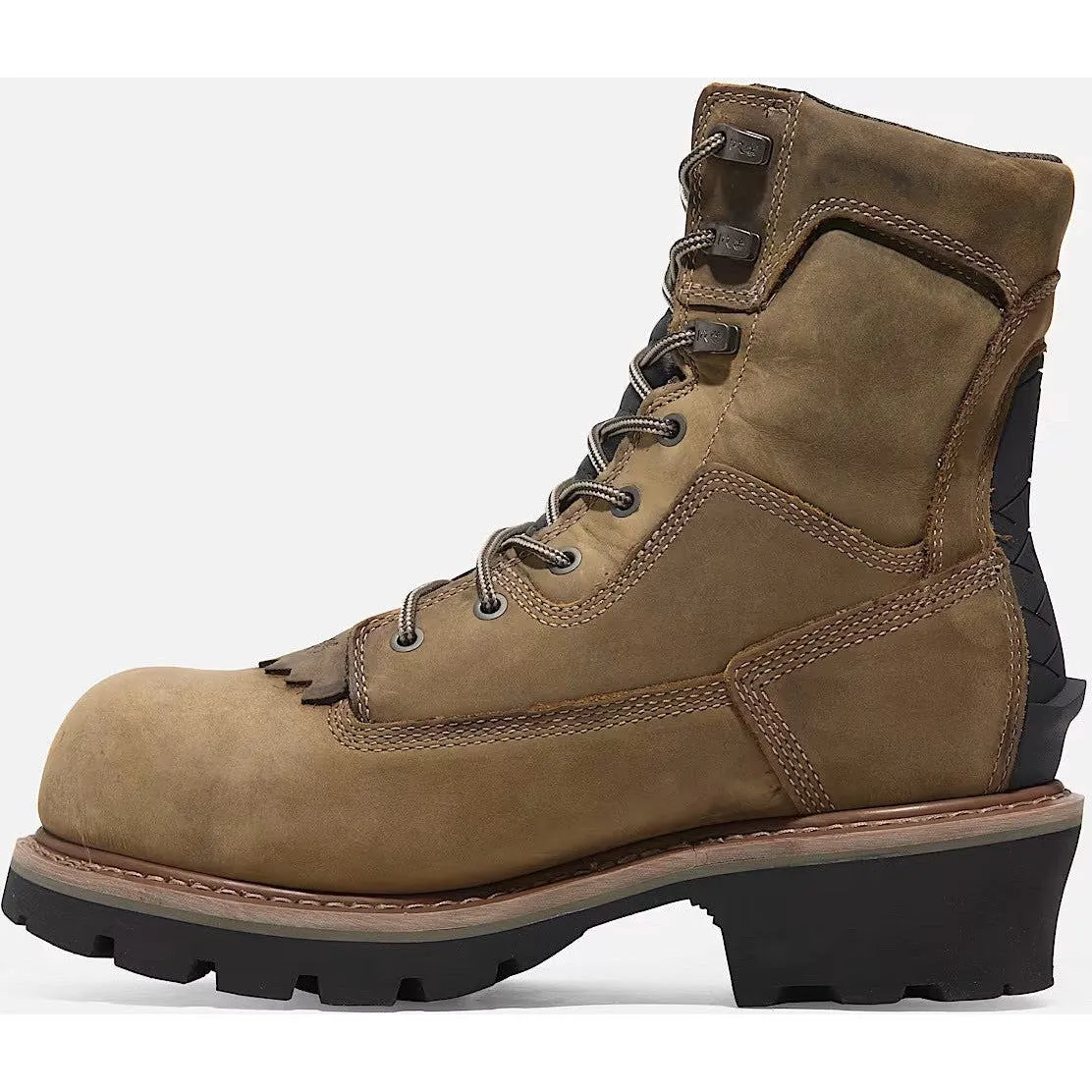 Timberland Pro Men's Evergreen Logger Composite Toe Logger Work Boot- Brown- TB1A28QQ214