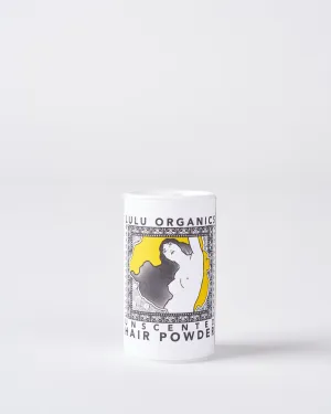 unscented travel hair powder cornstarch, white clay, baking soda & essential oils, 1 oz